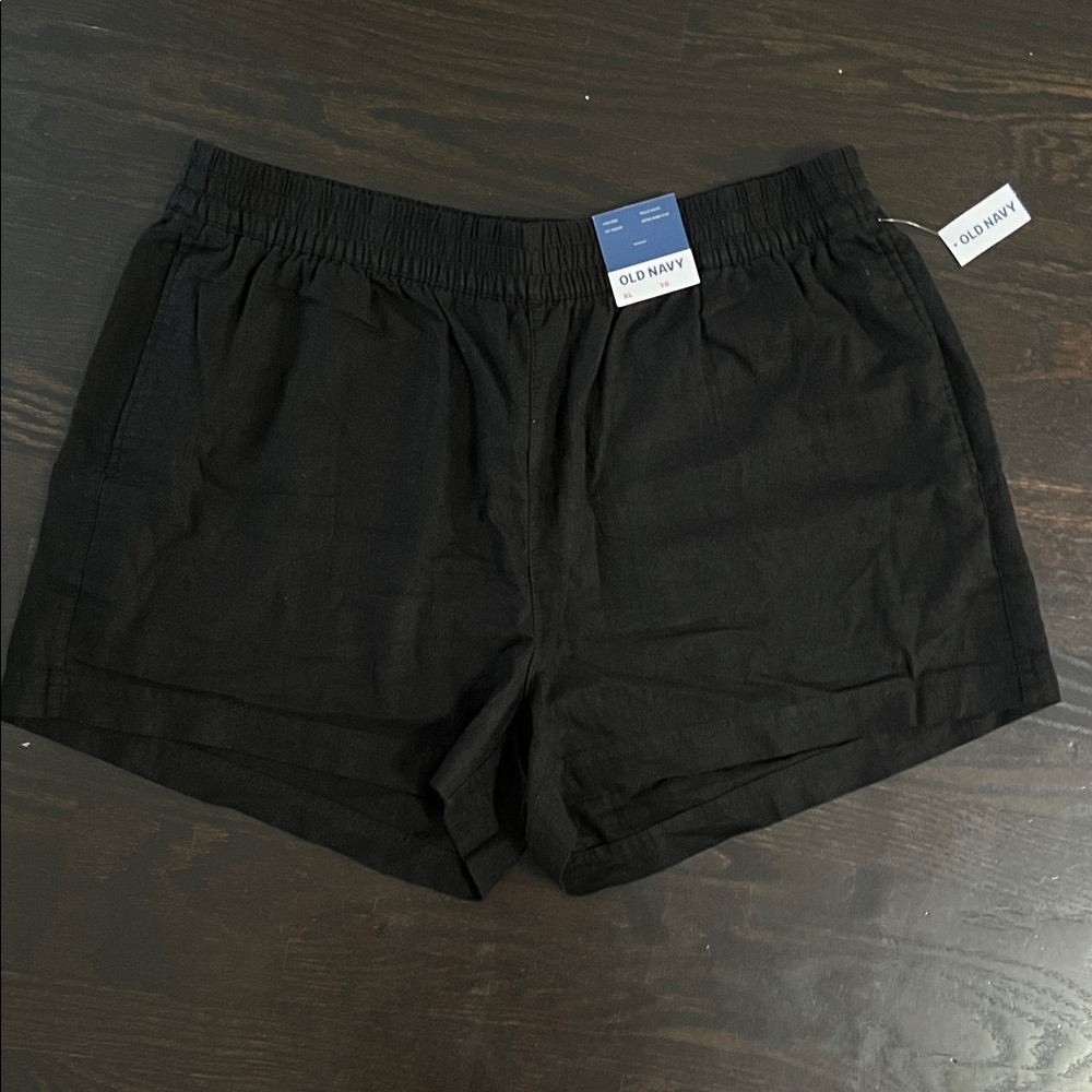 NWT Old Navy Classic Black Shorts XL 3.5” inseam